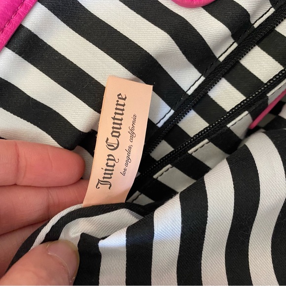Juicy Couture Hot Pink Velour Tote - Picture 14 of 16